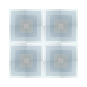 Azulejo Sombras azules simples diseño de forma cuadrada de