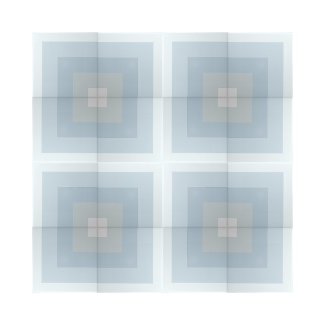 Azulejo Sombras azules simples diseño de forma cuadrada de (shades of blue geometric pattern ceramic tiles)
