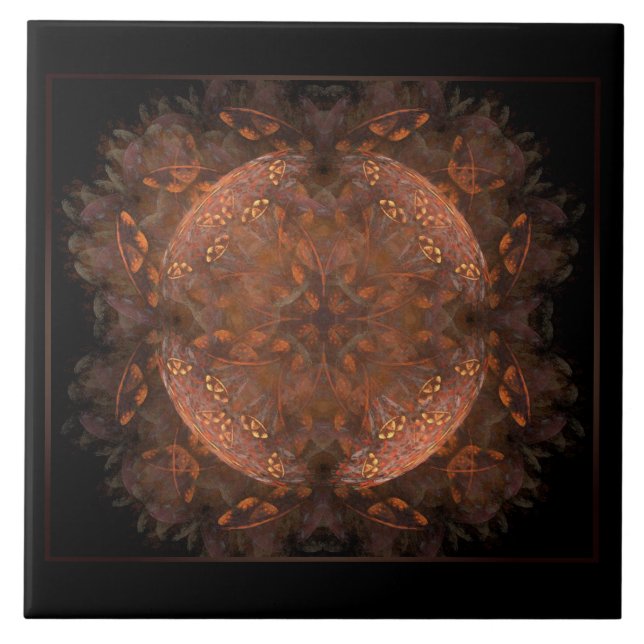 Azulejo Sombreado de cobre dorado (Frente)