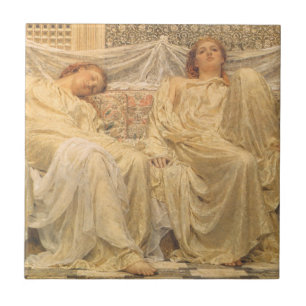 Azulejo Soñadores de Albert Joseph Moore, arte victoriano