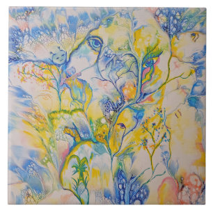 Azulejo Soñar en abstracto de color