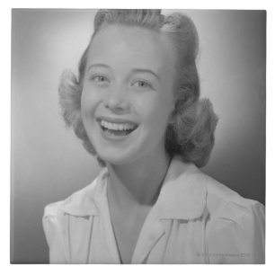 Azulejo Sonrisa de la mujer