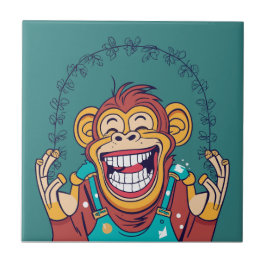 Azulejo Sonrisa en monos