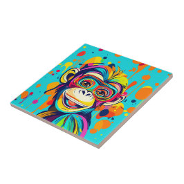 Azulejo Sonrisa en monos