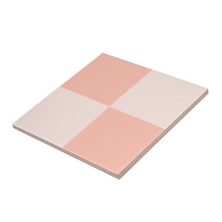 Azulejo Sopa floral de color salmón con elegancia patrón 5