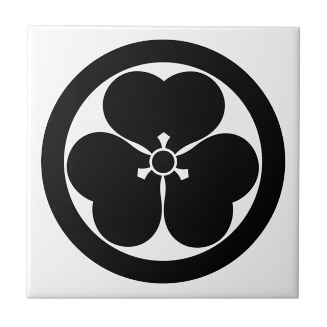 Azulejo Sorrel de madera en círculo (Frente)