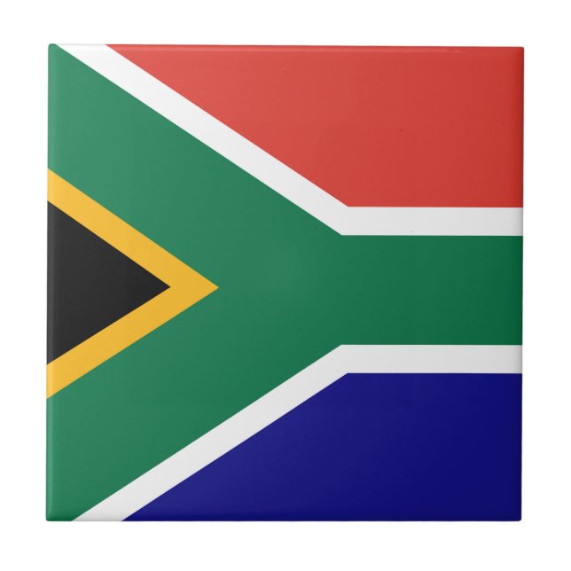 Azulejo South African Flag (Frente)