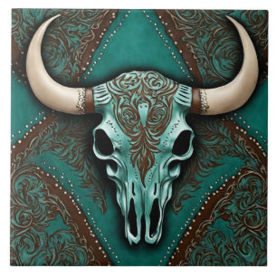 Azulejo Southern Brown Verde azulado País Occidental Bull 