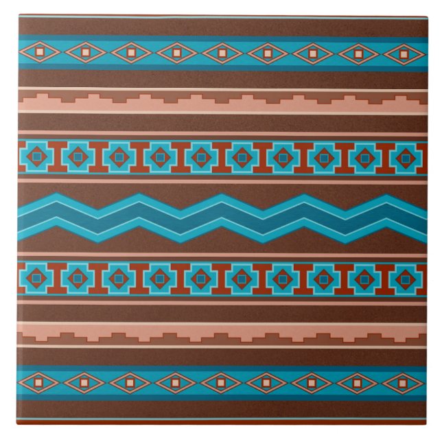 Azulejo Southwest Style Geometric Cameron Gorge Design (Frente)