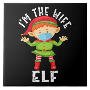 Azulejo Soy El Regalo De Los Navidades Graciosos De La Muj