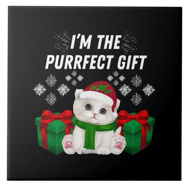 Azulejo Soy el regalo perfecto (Frente)