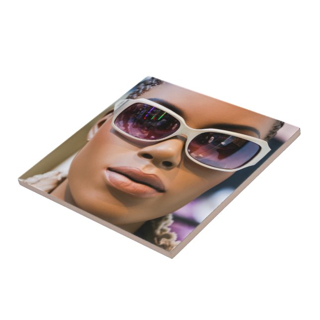 Azulejo Soy realmente hermosa (Lado)