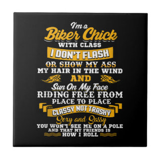 Azulejo Soy un regalo para motociclistas