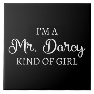 Azulejo Soy un Sr. Darcy Tipo de Chica I