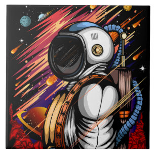 Azulejo Spaceman