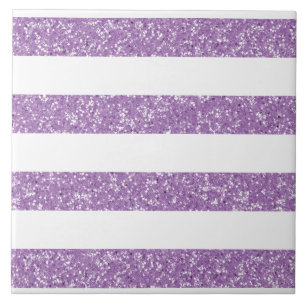 Azulejo Sparkle Purpurina Look Stripes Tile