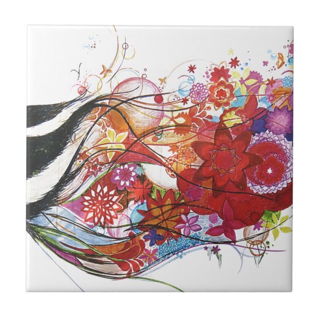 Azulejo Sparrow gráfico (Frente)