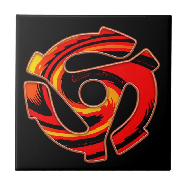 Azulejo Spider de 45 RPM (Frente)