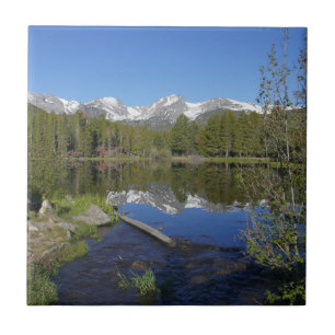 Azulejo Sprague Lake II en el Parque Nacional Rocky Mounta