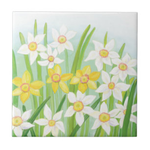 Azulejo Spring Daffodils