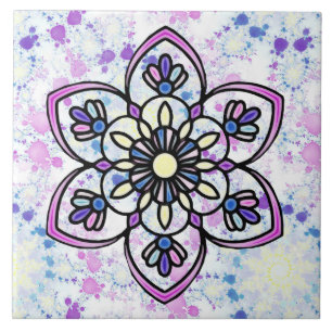 Azulejo Spring Mandala B Tile cerámico