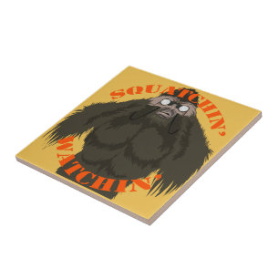 Azulejo Squatchin' Watchin' Bigfoot Love