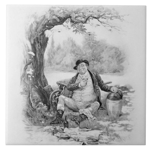 Azulejo Sr. Pickwick, de 'Charles Dickens: Un chisme (Frente)