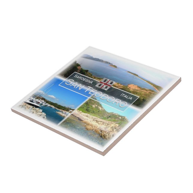 Azulejo SRD019 SAN TEODORO, Mosaic, Cerdeña, (Lado)