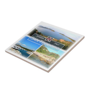 Azulejo SRD020 SAN TEODORO, Mosaic, Cerdeña,