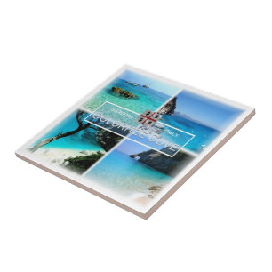 Azulejo SRD034 COVE GOLORITZE' Mosaic, Cerdeña,