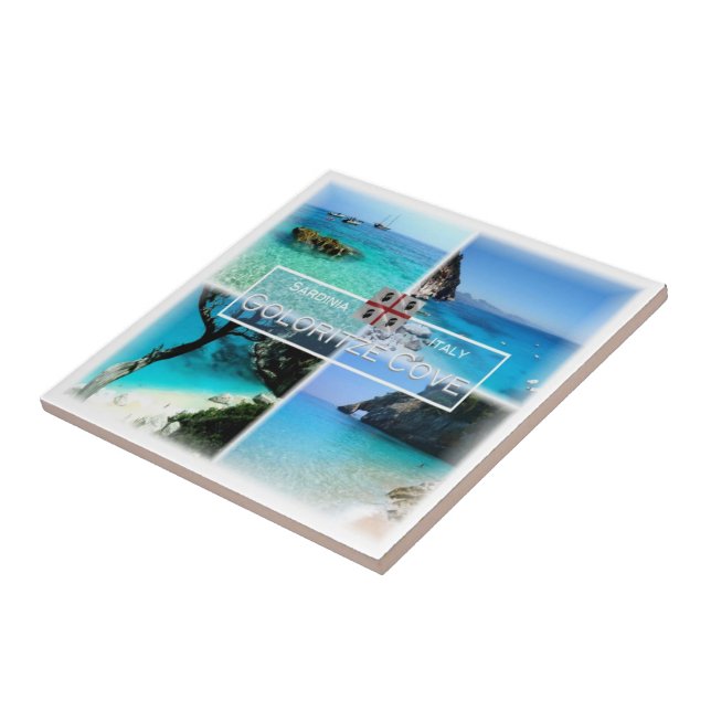 Azulejo SRD034 COVE GOLORITZE' Mosaic, Cerdeña, (Lado)