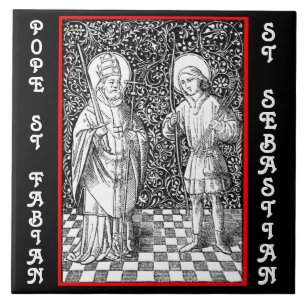 Azulejo SS. Fabiano y Sebastián (BG 01)