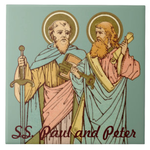 Azulejo SS. Pablo y Pedro, Apóstoles (RLS 13 & 14)