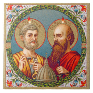 Azulejo SS. Pedro y Pablo, Apóstoles (JMAS 01)