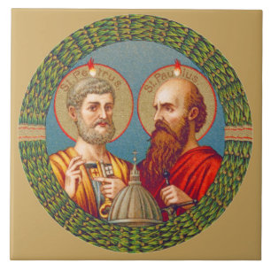 Azulejo SS. Pedro y Pablo, Apóstoles (JMAS 01)