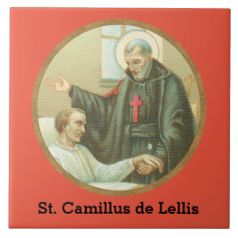 Azulejo St. Camillus por un inválido (M 021)