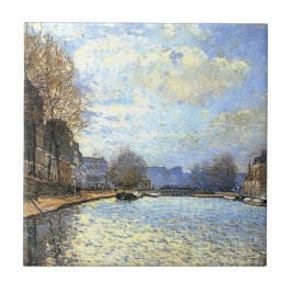Azulejo St Martin Canal Alfred Sisley
