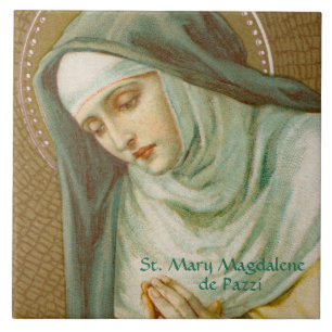 Azulejo Sta. María Magdalena de Pazzi (JM 45)
