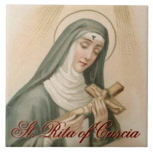 Azulejo Sta. Rita de Cascia (M 015)