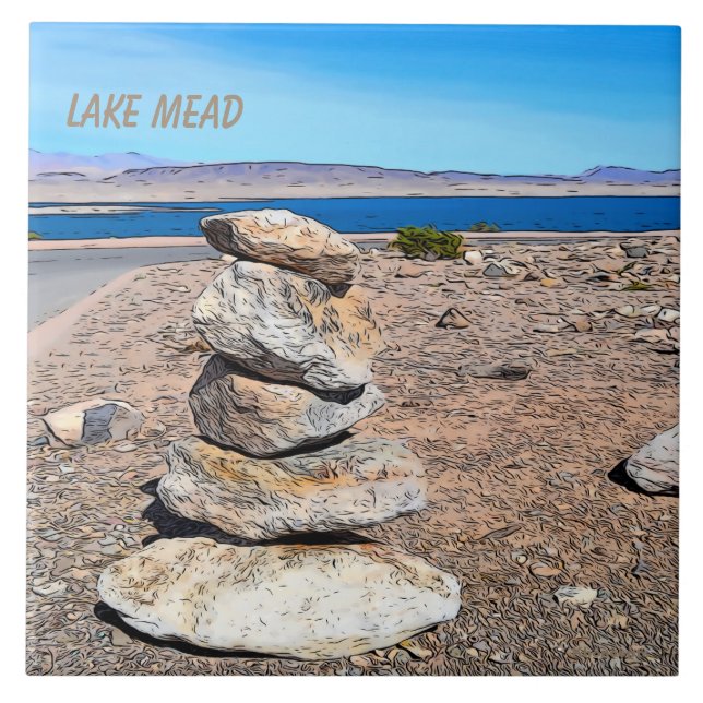 Azulejo Stacking de roca (Frente)