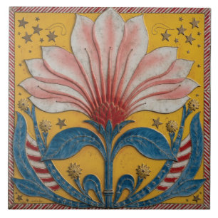 Azulejo Star-Gazer a rayas