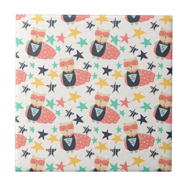 Azulejo Star Super Héroe (Frente)