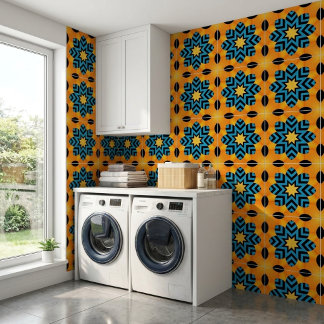Azulejo Starburst en amarillo
