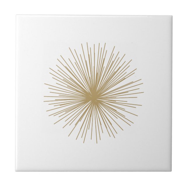 Azulejo Starburst Gold Sputnik (Frente)