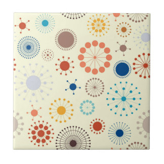 Azulejo Starburst moderno de mediados del siglo