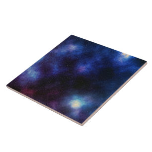 Azulejo Starfield Space, cielo nocturno con muchas estrell