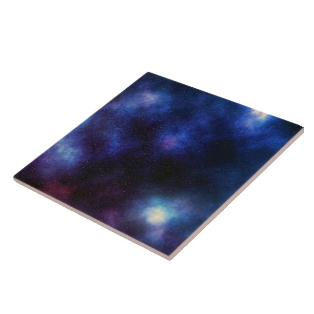 Azulejo Starfield Space, cielo nocturno con muchas estrell (Lado)
