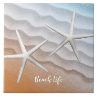 Azulejo Starfish Beach Life