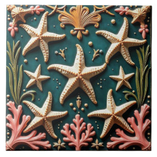 Azulejo Starfish Grotto
