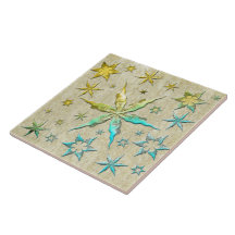 starfishas metálicas grabado en relieve texturizad